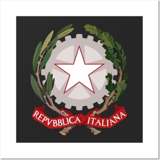 Emblem of Italy Posters and Art